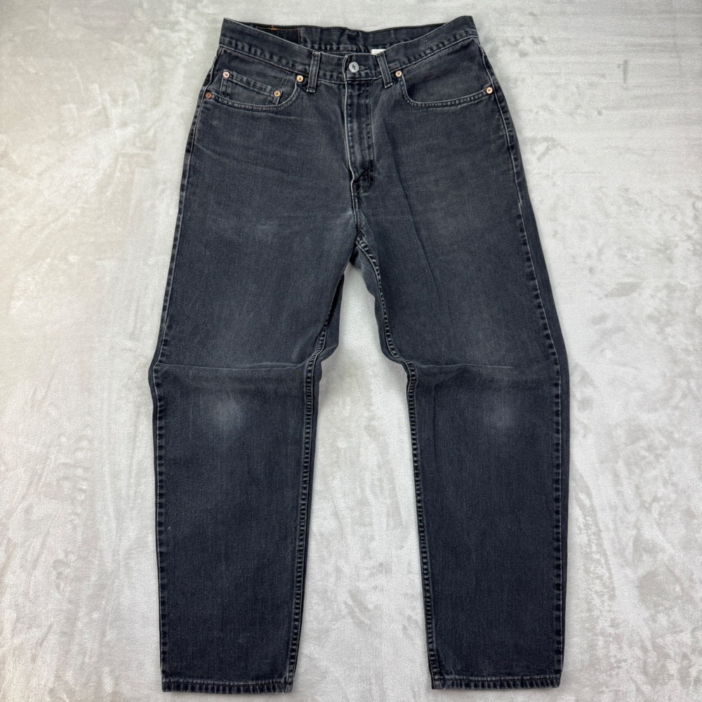Vtg 2000 Y2K Levis 550 Jeans Mens 34x32 (Fits 33x31) Black Relaxed Fit Canada